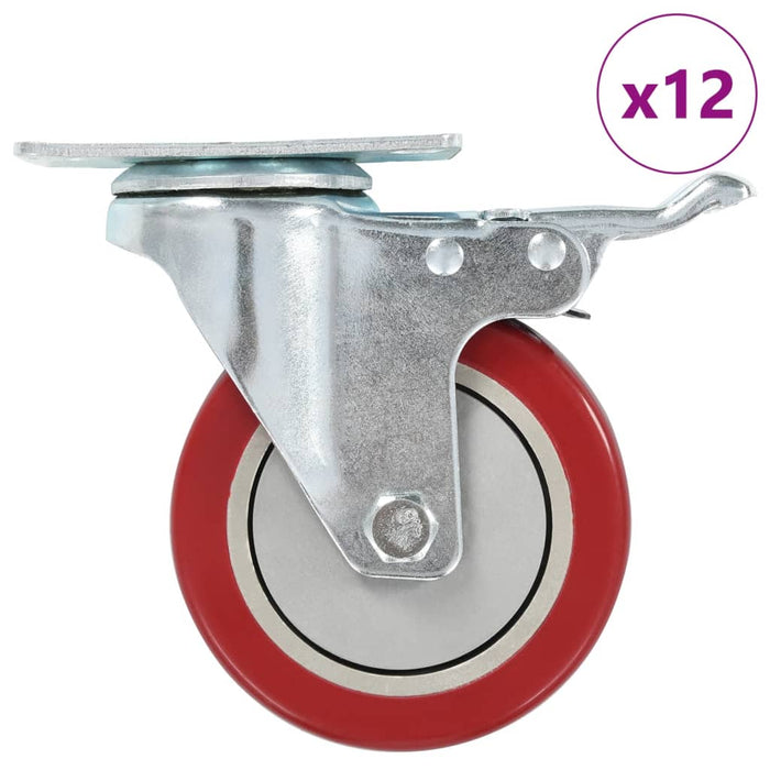 Roți pivotante, 12 buc., 100 mm - WALTI WALTI