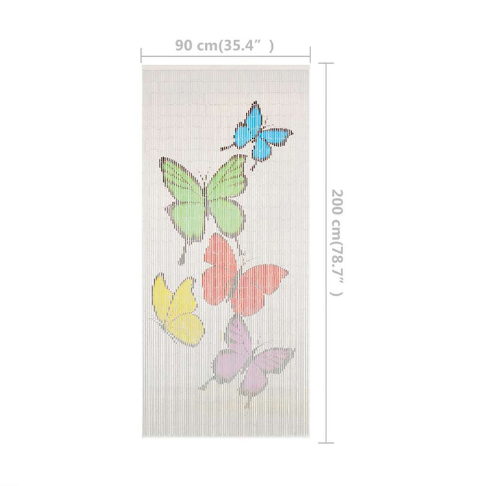 Perdea de ușă pentru insecte, 90 x 200 cm, bambus - WALTI WALTI