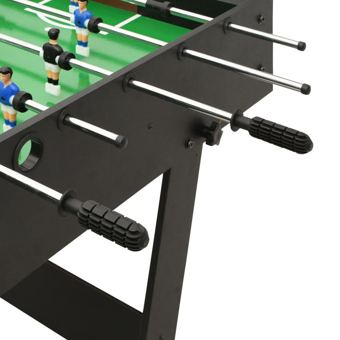 Masă de fotbal pliantă, negru, 121 x 61 x 80 cm - WALTI WALTI