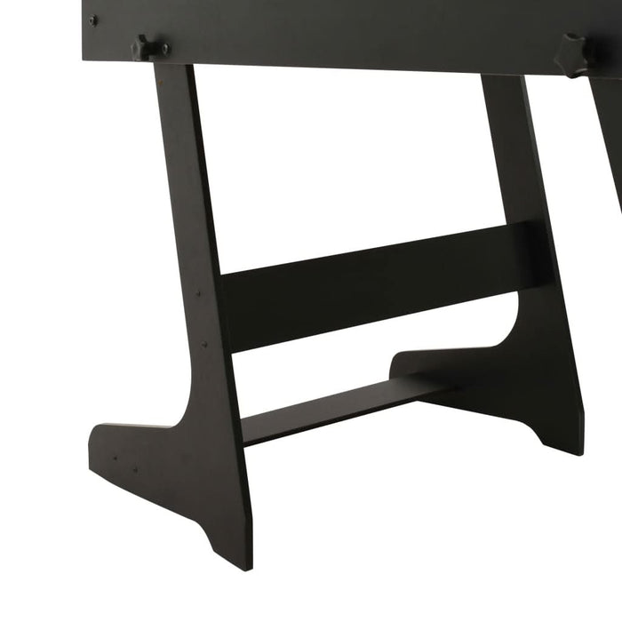 Masă de fotbal pliantă, negru, 121 x 61 x 80 cm - WALTI WALTI