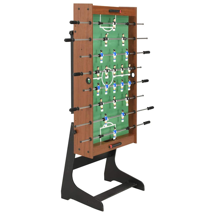 Masă de fotbal pliantă, maro, 121 x 61 x 80 cm WALTI
