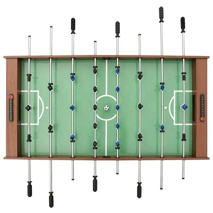 Masă de fotbal pliantă, maro, 121 x 61 x 80 cm WALTI