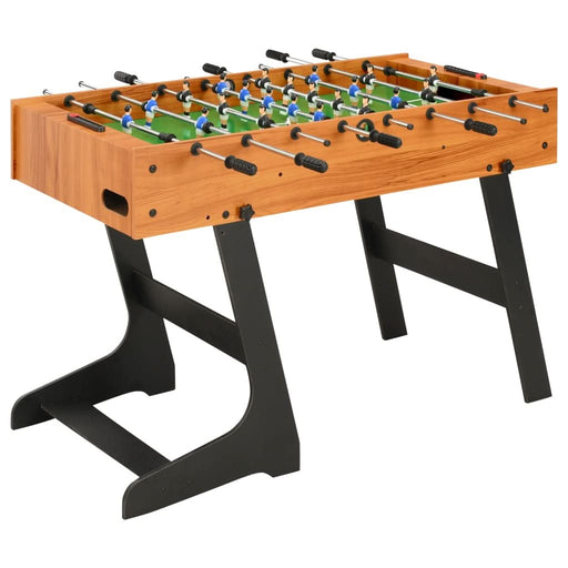 Masă de fotbal pliantă, maro deschis, 121 x 61 x 80 cm - WALTI WALTI