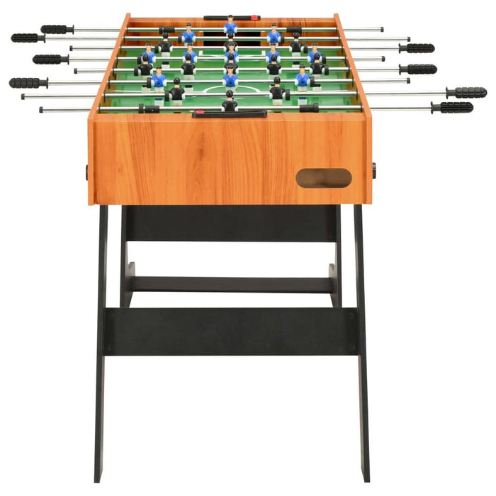 Masă de fotbal pliantă, maro deschis, 121 x 61 x 80 cm - WALTI WALTI