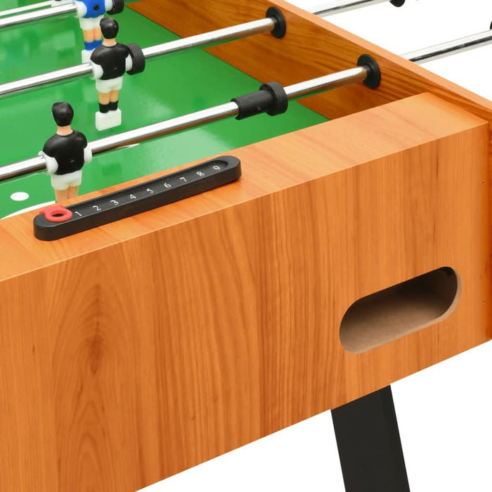 Masă de fotbal pliantă, maro deschis, 121 x 61 x 80 cm - WALTI WALTI
