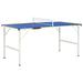 Masă de ping pong cu fileu, albastru, 152 x 76 x 66 cm - WALTI WALTI