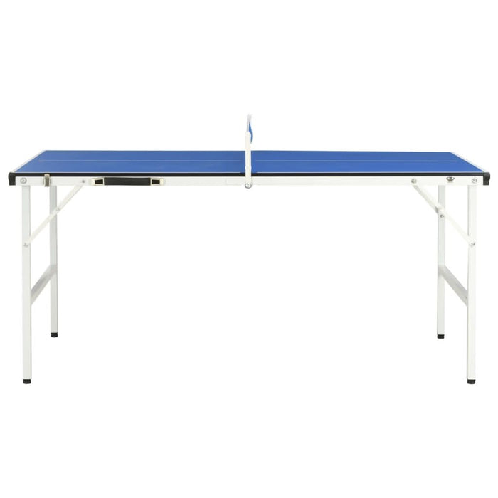 Masă de ping pong cu fileu, albastru, 152 x 76 x 66 cm - WALTI WALTI