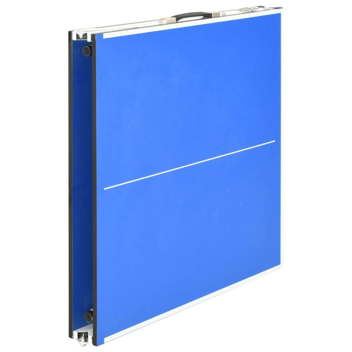 Masă de ping pong cu fileu, albastru, 152 x 76 x 66 cm - WALTI WALTI