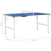 Masă de ping pong cu fileu, albastru, 152 x 76 x 66 cm - WALTI WALTI