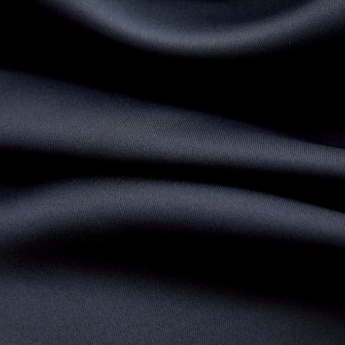 Draperie opacă cu inele metalice, negru, 290 x 245 cm - WALTI WALTI
