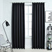 Draperii opace cu cârlige, 2 buc., negru, 140 x 245 cm - WALTI WALTI