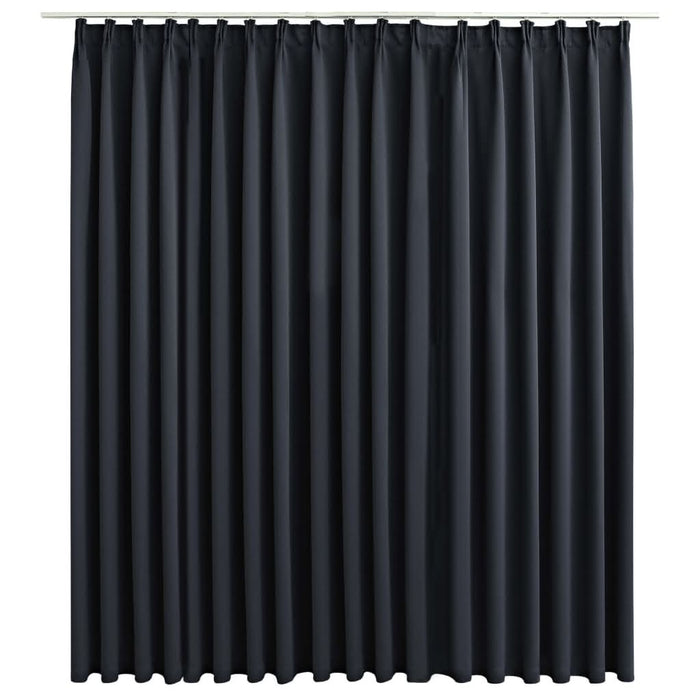 Draperie opacă, negru, 290 x 245 cm, cu cârlige - WALTI WALTI