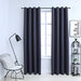 Draperii opace cu inele metalice 2 buc., antracit, 140 x 245 cm - WALTI WALTI