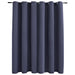 Draperie opacă cu inele metalice, antracit, 290 x 245 cm - WALTI WALTI