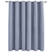 Draperie opacă cu inele metalice, gri, 290 x 245 cm - WALTI WALTI
