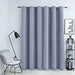 Draperie opacă cu inele metalice, gri, 290 x 245 cm - WALTI WALTI