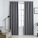 Draperii opace cu cârlige, 2 buc., gri, 140 x 245 cm - WALTI WALTI