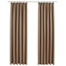 Draperii opace cu cârlige, 2 buc., gri taupe, 140 x 175 cm - WALTI WALTI