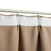 Draperii opace cu cârlige, 2 buc., gri taupe, 140 x 225 cm - WALTI WALTI