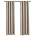 Draperii opace cu inele metalice, 2 buc., bej, 140 x 245 cm - WALTI WALTI
