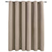 Draperie opacă cu inele metalice, bej, 290 x 245 cm - WALTI WALTI