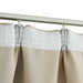 Draperii opace cu cârlige, 2 buc., bej, 140 x 225 cm - WALTI WALTI