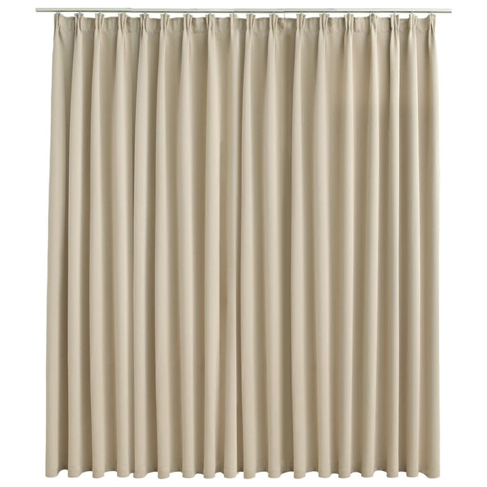 Draperie opacă, bej, 290 x 245 cm, cu cârlige - WALTI WALTI