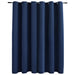 Draperie opacă cu inele metalice, albastru, 290 x 245 cm - WALTI WALTI