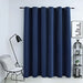 Draperie opacă cu inele metalice, albastru, 290 x 245 cm - WALTI WALTI