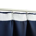 Draperii opace cu cârlige, 2 buc., albastru, 140 x 225 cm - WALTI WALTI