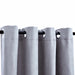 Draperii opace cu inele metalice, 2 buc., gri, 140 x 175 cm - WALTI WALTI