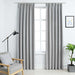 Draperii opace cu cârlige, 2 buc., gri, 140 x 175 cm - WALTI WALTI