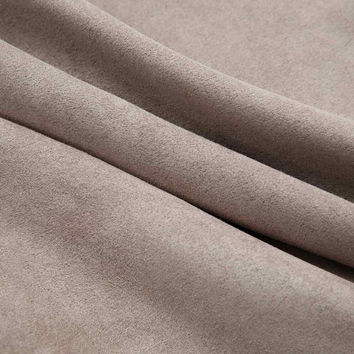 Draperii opace cu inele metalice, 2 buc., gri taupe, 140x245 cm - WALTI WALTI