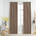 Draperii opace cu cârlige, 2 buc., gri taupe, 140 x 225 cm - WALTI WALTI
