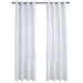 Draperii opace cu inele metalice, 2 buc., alb, 140 x 245 cm - WALTI WALTI