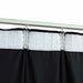 Draperii opace, 2 buc., negru, 140x225 cm, catifea, cu cârlige - WALTI WALTI