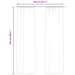 Draperii opace cu cârlige, 2 buc., negru, 140x245 cm, catifea - WALTI WALTI