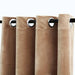Draperii opace cu inele, 2 buc., bej,140 x 245 cm, catifea - WALTI WALTI