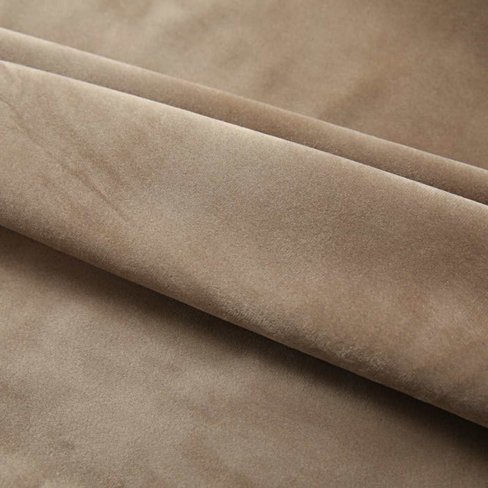 Draperii opace, 2 buc., bej, 140x175 cm, catifea, cu cârlige - WALTI WALTI