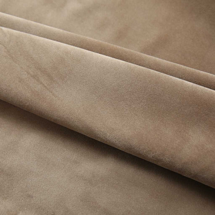 Draperii opace cu cârlige, 2 buc., bej, 140x245 cm, catifea - WALTI WALTI