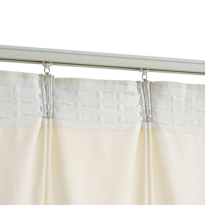 Draperii opace cu cârlige, 2 buc., crem, 140x175 cm, catifea - WALTI WALTI