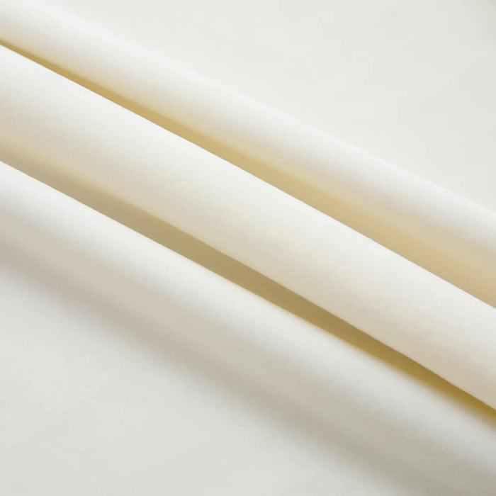 Draperii opace, 2 buc., crem, 140x245 cm, catifea, cu cârlige - WALTI WALTI