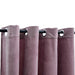 Draperii opace cu inele 2 buc. roz antichizat 140x225cm catifea - WALTI WALTI