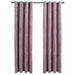 Draperii opace cu inele, 2 buc., roz antic, 140x245 cm, catifea - WALTI WALTI