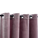 Draperii opace cu inele, 2 buc., roz antic, 140x245 cm, catifea - WALTI WALTI