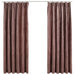 Draperii opace 2 buc. roz antichizat 140x175 cm catifea cârlige - WALTI WALTI