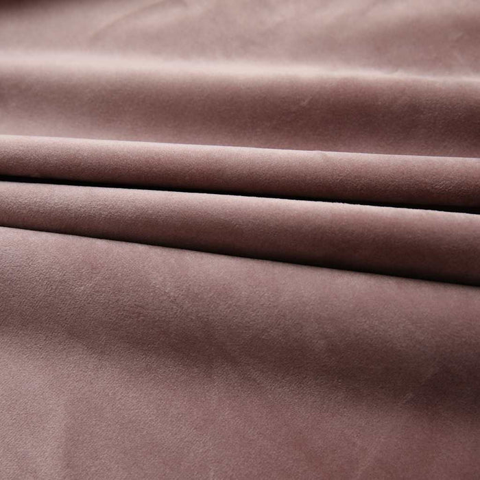 Draperii opace 2 buc. roz antichizat 140x175 cm catifea cârlige - WALTI WALTI