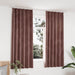 Draperii opace 2 buc. roz antichizat 140x175 cm catifea cârlige - WALTI WALTI