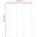 Draperii opace 2 buc. roz antichizat 140x225 cm catifea cârlige - WALTI WALTI