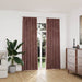 Draperii opace 2 buc. roz antichizat 140x225 cm catifea cârlige - WALTI WALTI